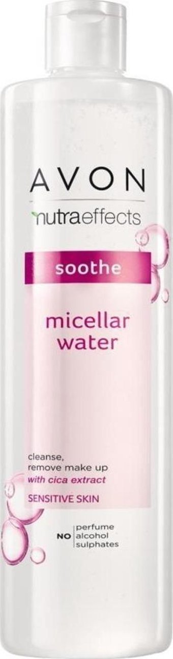 Avon Nutra Effects Soothe Alkolsüz Hassas Ciltler Su Bazlı Yüz Temizleyici Su 400 ml