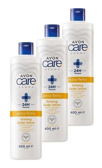 Avon Care Derma Extra Sıkılaştırıcı Losyon Selülit Kremi 3x400 ml