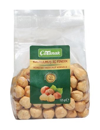 Çotanak Kavrulmuş Tane Fındık İçi 125 gr