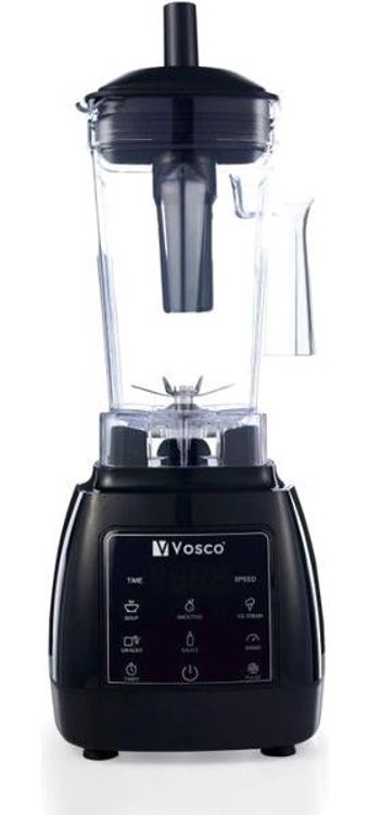 Vosco Home Pro 2 lt Plastik Hazneli 4 Bıçaklı Büyük Blender Siyah