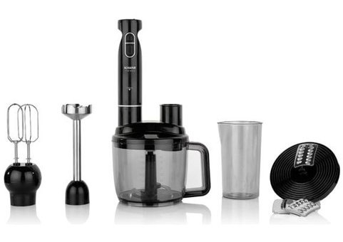 Schafer Chef Blend Mega 1.5 lt Plastik Hazneli Çift Bıçaklı Büyük Blender Seti Siyah
