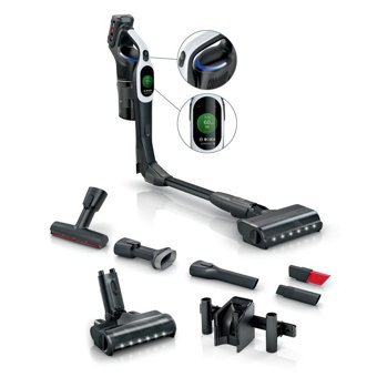 Bosch BCS1041WAC Kuru Hepa Filtreli Kablosuz Şarjlı Dikey Süpürge Beyaz