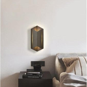 Triolux Leak Tekli Metal LED Aplik Kahverengi