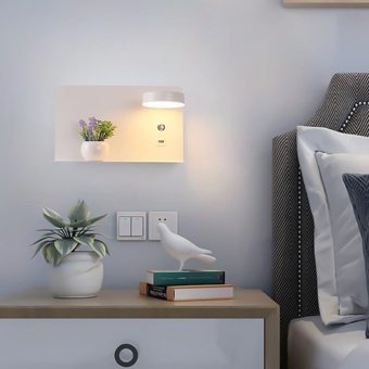 Triolux Rekken Tekli Metal LED Aplik Beyaz