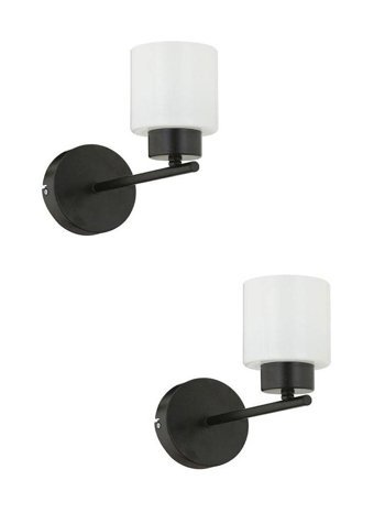 Apliqa Lima 2'li Metal LED Aplik Siyah
