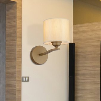 Apliqa Keria Tekli Metal LED Aplik Bakır