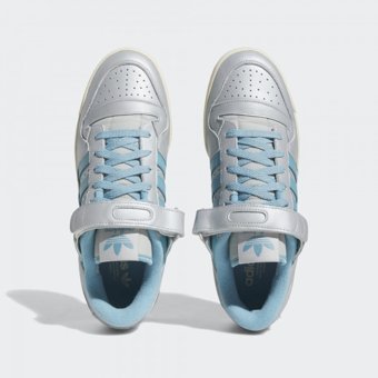 Adidas Forum 84 Low FZ6294 Bağcıklı-Cırtlı Erkek Günlük Ayakkabı Gri