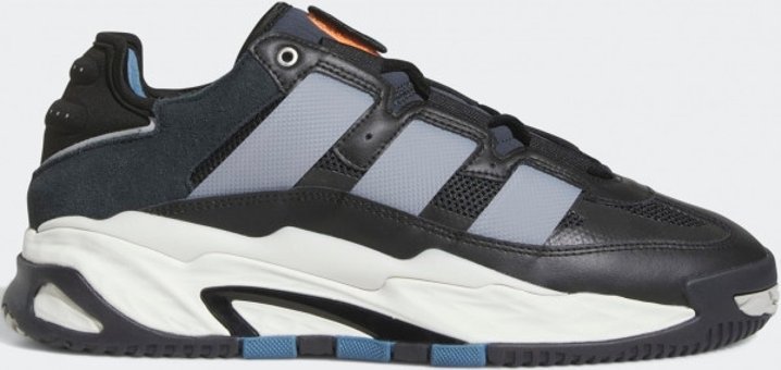 Adidas Niteball FZ5742 Ortopedik Bağcıklı Erkek Günlük Ayakkabı Siyah