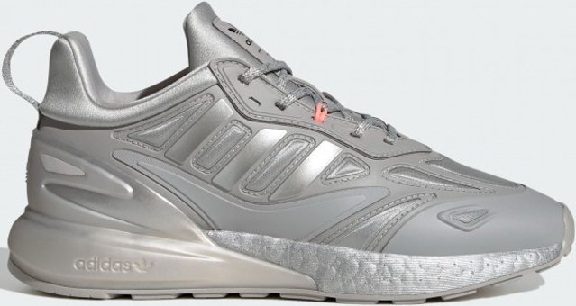 Adidas ZX 2K Boost 2.0 GW8289 Ortopedik Bağcıklı Kadın Günlük Ayakkabı Gri