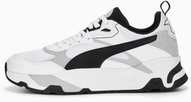 Puma Trinity 389289-01 Ortopedik Bağcıklı Erkek Günlük Ayakkabı Beyaz
