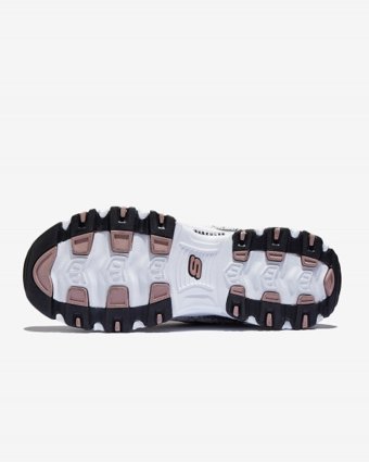 Skechers D'Lites Runway Ready 11918-BKRG Ortopedik Bağcıklı Kadın Günlük Ayakkabı Siyah