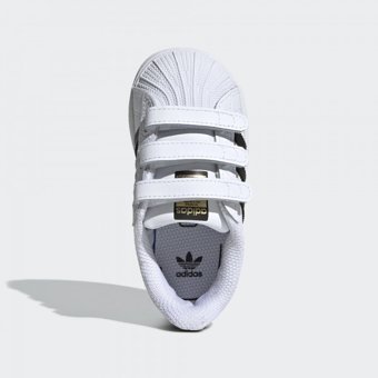 Adidas Superstar EF4842 Ortopedik Cırtlı Erkek Çocuk Günlük Ayakkabı Beyaz