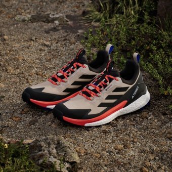 Adidas Terrex Free Hiker 2.0 Low Gore-Tex IH3536 Ortopedik Su Geçirmez Bağcıklı Erkek Yürüyüş Ayakkabısı Bej
