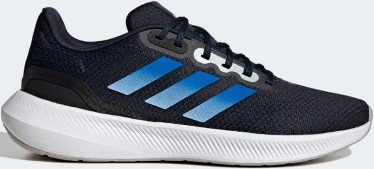 Adidas Runfalcon 3 HQ1471 Ortopedik Bağcıklı Erkek Koşu Ayakkabısı Siyah
