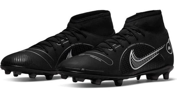 Nike Mercurial Superfly 8 Club DJ2904-007 Bağcıklı Çivili Krampon Siyah