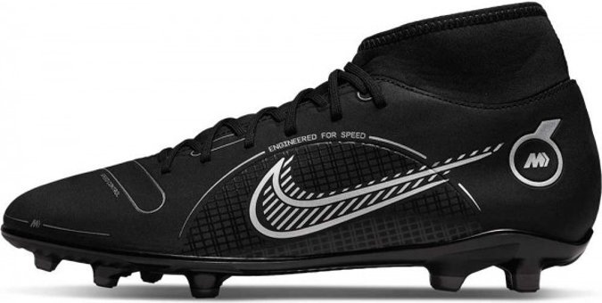 Nike Mercurial Superfly 8 Club DJ2904-007 Bağcıklı Çivili Krampon Siyah