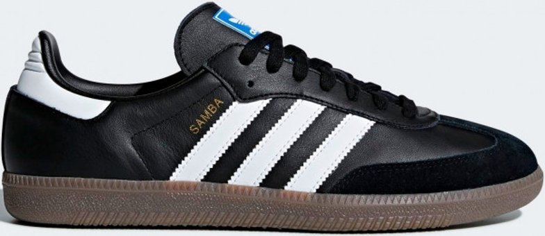 Adidas Samba OG B75807 Bağcıklı Unisex Günlük Ayakkabı Siyah