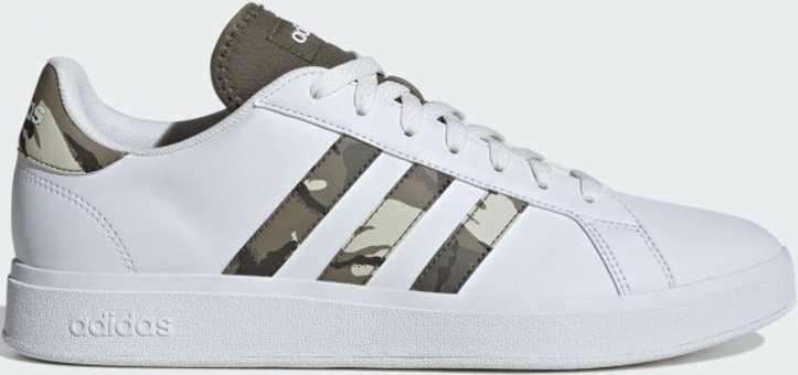 Adidas Grand Court Base 2.0 IH0043 Bağcıklı Erkek Günlük Ayakkabı Beyaz