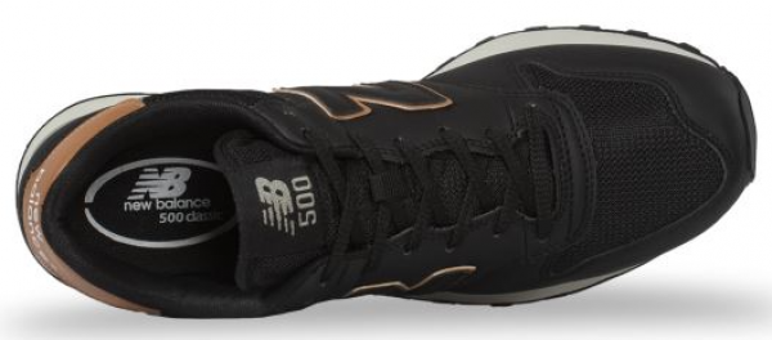 New Balance 500 GM500BGB Bağcıklı Erkek Günlük Ayakkabı Siyah