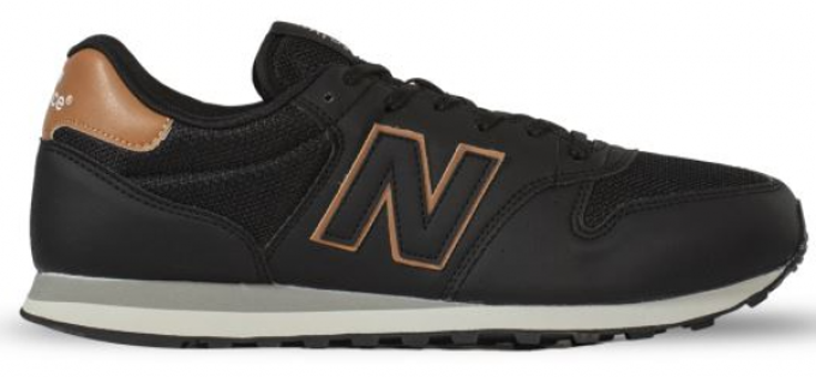 New Balance 500 GM500BGB Bağcıklı Erkek Günlük Ayakkabı Siyah