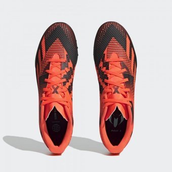 Adidas X Speedportal Messi.4 GZ5137 Ortopedik Bağcıklı Halı Saha Ayakkabısı Turuncu