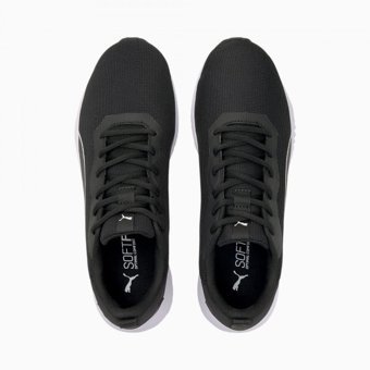 Puma Flyer Flex 195201-01 Bağcıklı Kadın Koşu Ayakkabısı Siyah