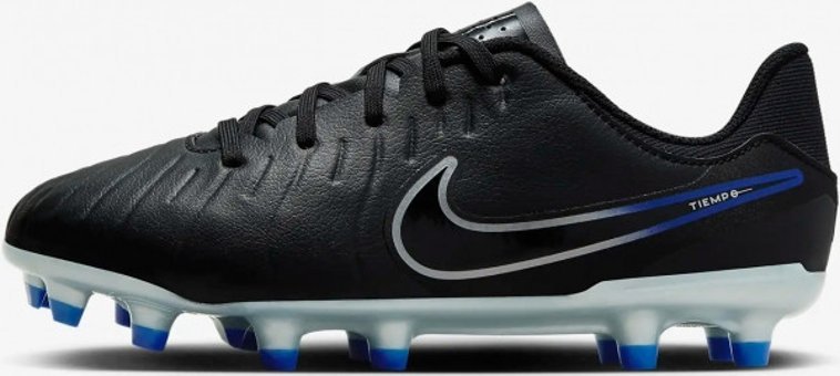 Nike Jr. Tiempo Legend 10 Academy DV4348-040 Bağcıklı Çivili Krampon Siyah