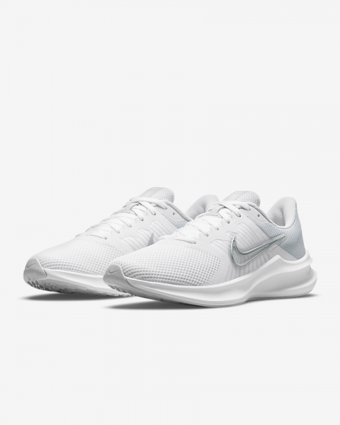Nike Downshifter 11 CW3413-100 Bağcıklı Erkek Çocuk Günlük Ayakkabı Beyaz