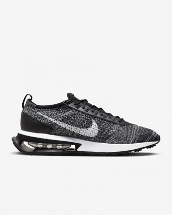 Nike Air Max Flyknit Racer DJ6106-001 Bağcıklı Erkek Günlük Ayakkabı Siyah