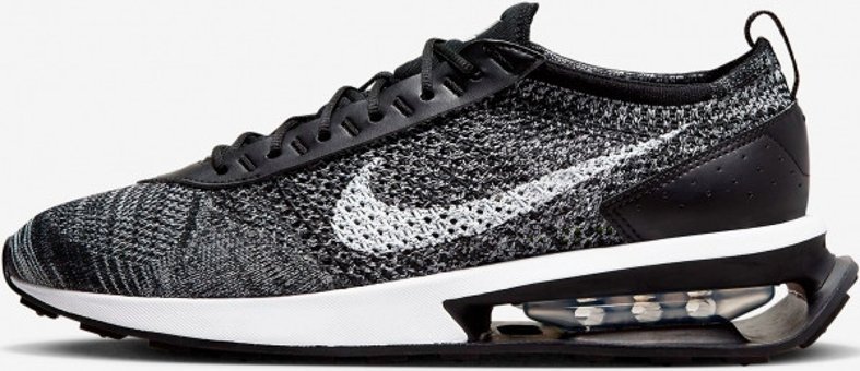 Nike Air Max Flyknit Racer DJ6106-001 Bağcıklı Erkek Günlük Ayakkabı Siyah