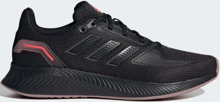 Adidas Run Falcon 2.0 GX8250 Ortopedik Bağcıklı Kadın Koşu Ayakkabısı Siyah