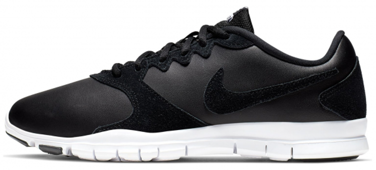 Nike Flex Essential TR Leather AQ8227-001 Bağcıklı Kadın Antrenman Ayakkabısı Siyah