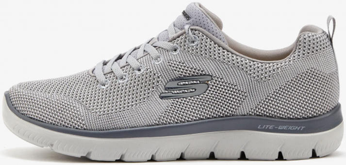 Skechers Summits 232057TK-LTGY Ortopedik Bağcıklı Erkek Günlük Ayakkabı Gri