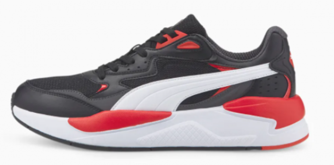 Puma Scuderia Ferrari X-Ray Speed Motorsport 307033-01 Ortopedik Bağcıklı Erkek Günlük Ayakkabı Siyah