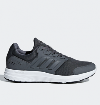 Adidas Galaxy 4 F36162 Ortopedik Bağcıklı Erkek Koşu Ayakkabısı Gri