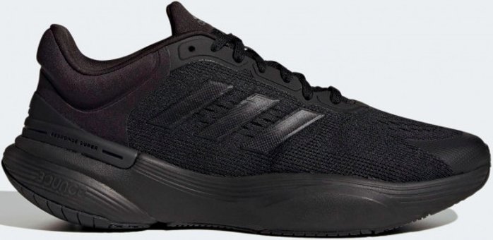 Adidas Response Super 3.0 GW1374 Ortopedik Bağcıklı Erkek Koşu Ayakkabısı Siyah