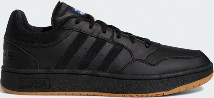 Adidas Hoops 3.0 Low Classic Vintage GY4727 Ortopedik Bağcıklı Erkek Günlük Ayakkabı Siyah