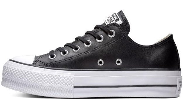Converse Chuck Taylor All Star Lift 561681C Bağcıklı Kadın Günlük Ayakkabı Siyah