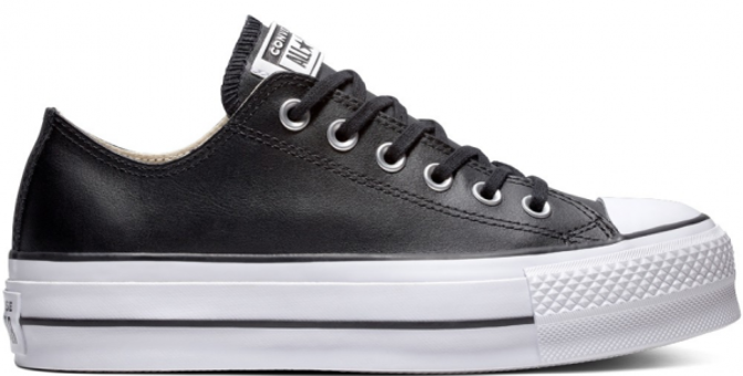 Converse Chuck Taylor All Star Lift 561681C Bağcıklı Kadın Günlük Ayakkabı Siyah