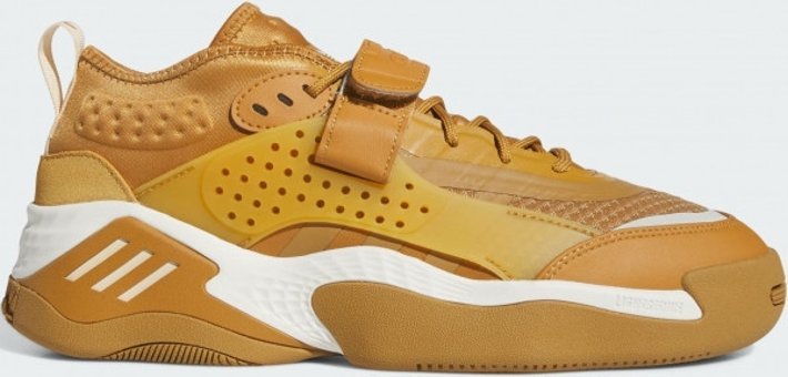 Adidas Streetball III ID5453 Ortopedik Bağcıklı-Cırtlı Erkek Günlük Ayakkabı Hardal