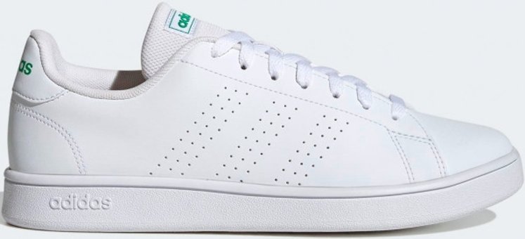 Adidas Advantage Base Court Lifestyle GW2063 Ortopedik Bağcıklı Erkek Günlük Ayakkabı Beyaz