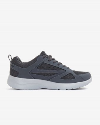 Skechers Dynamight 2.0 Fallford 58363TK-CCBK Ortopedik Bağcıklı Erkek Antrenman Ayakkabısı Gri