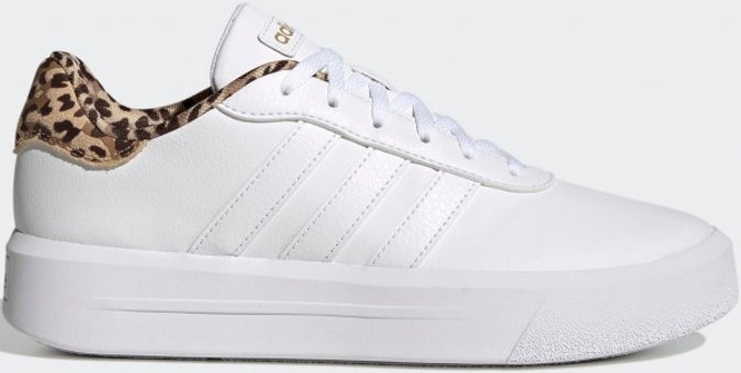 Adidas Court Platform GW9786 Bağcıklı Kadın Günlük Ayakkabı Beyaz