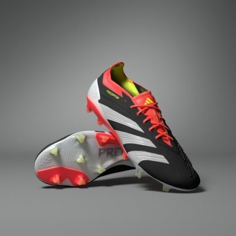 Adidas Predator Elite IE1802 Bağcıklı Çivili Krampon Siyah