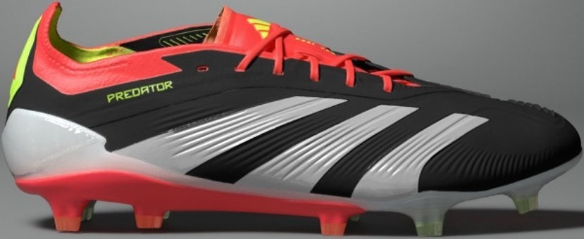 Adidas Predator Elite IE1802 Bağcıklı Çivili Krampon Siyah