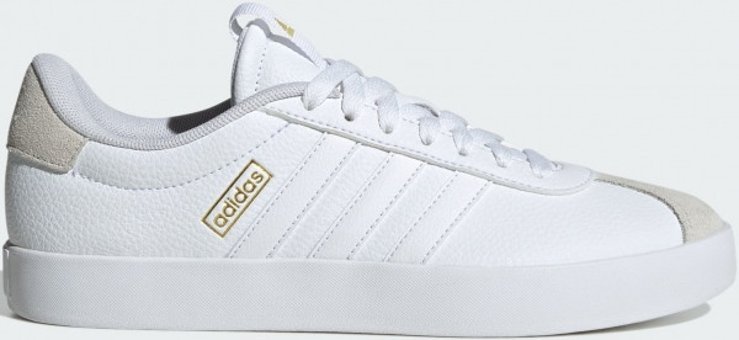 Adidas VL Court 3.0 ID8795 Bağcıklı Kadın Günlük Ayakkabı Beyaz