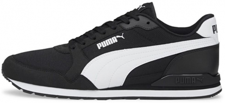 Puma ST Runner V3 Mesh Unisex Ayakkabı 384640-01 Ortopedik Bağcıklı Unisex Günlük Ayakkabı Siyah