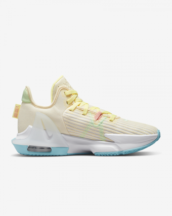 Nike LeBron Witness 6 CZ4052-103 Ortopedik Bağcıklı Erkek Basketbol Ayakkabısı Pembe