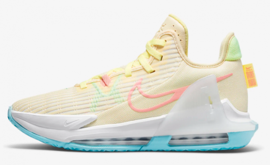 Nike LeBron Witness 6 CZ4052-103 Ortopedik Bağcıklı Erkek Basketbol Ayakkabısı Pembe