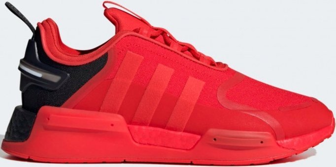 Adidas NMD_R1 V3 GY7357 Ortopedik Bağcıklı Erkek Günlük Ayakkabı Kırmızı